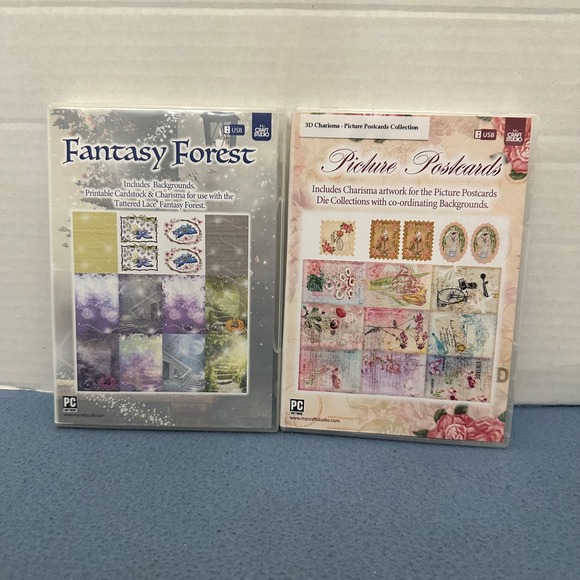My Craft Studio Other - My Craft Studio USB Fantasy Forest & Picture Postcards Paper Crafting Software